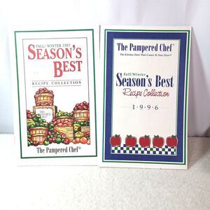 Pampered Chef Season’s Best Recipe Collection Lot 1996 1997 Fall/Winter Cookbook
